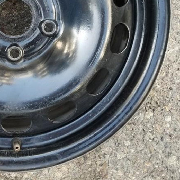 16" GOLF 06 VIN K , , 16x6.5, steel Original OEM Wheel Rim - Back View