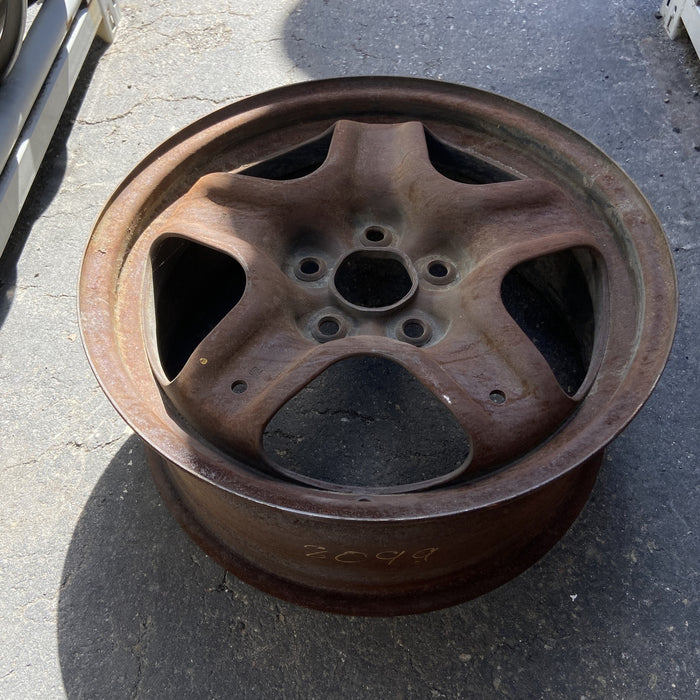 17" REGAL 12 17x7, steel Original OEM Wheel Rim - Side Profile