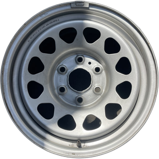 17" COLORADO 23-25 17x8, steel, opt RD6 Original OEM Wheel Rim - Front View