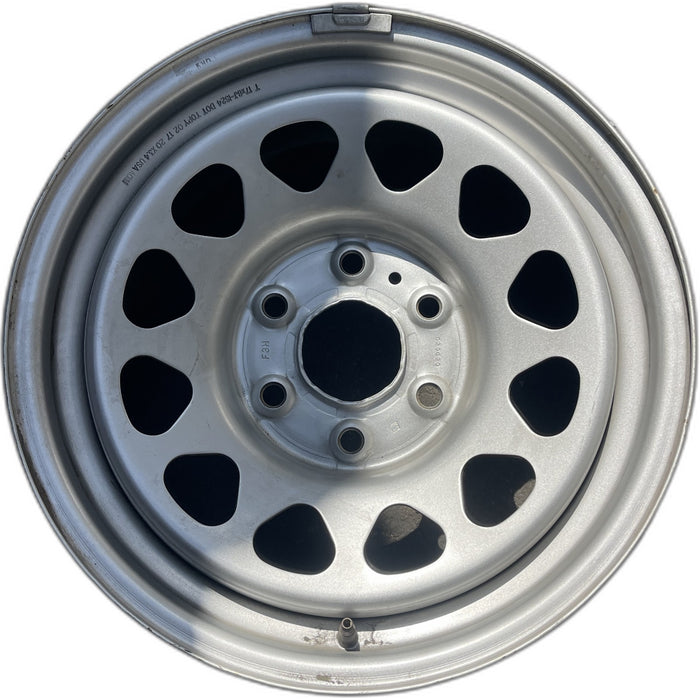 17" COLORADO 23-25 17x8, steel, opt RD6 Original OEM Wheel Rim - Front View