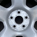 17" RIDGELINE 06-14 17x7.5 steel 5 spoke silver Original OEM Wheel Rim - Angle View