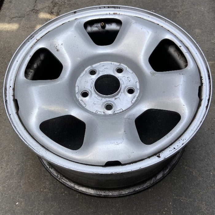 17" RIDGELINE 06-14 17x7.5 steel 5 spoke silver Original OEM Wheel Rim - View 8