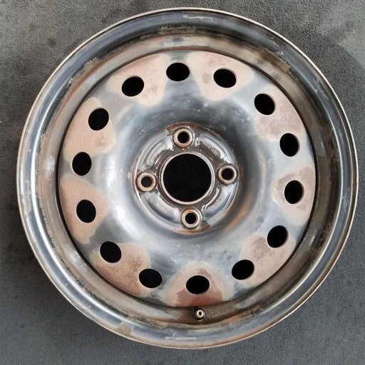 15" FIESTA 11-13 15x6, steel, 14 hole Original OEM Wheel Rim - Front View