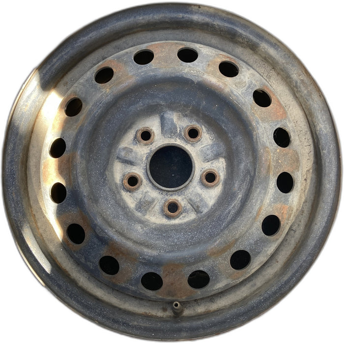 16" SIENNA 04-10 16x6.5, steel Original OEM Wheel Rim - Front View