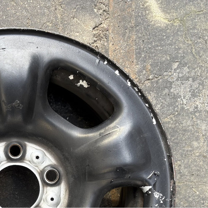 16" LIBERTY 02 , steel, raised spoke Original OEM Wheel Rim - Close-Up Detail