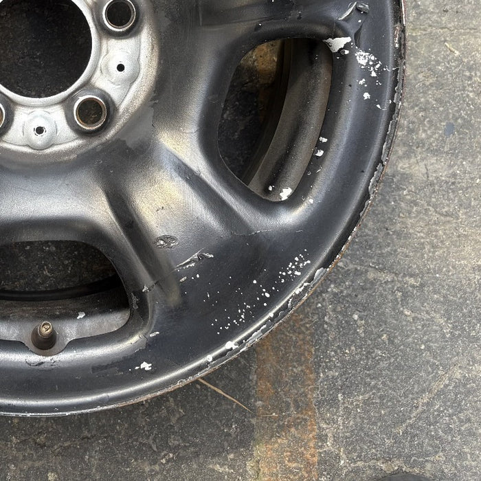 16" LIBERTY 02 , steel, raised spoke Original OEM Wheel Rim - Back View
