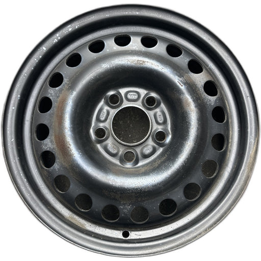 15" TRANSIT CONNECT 10-13 15x6 steel TPMS silver Original OEM Wheel Rim - Front View