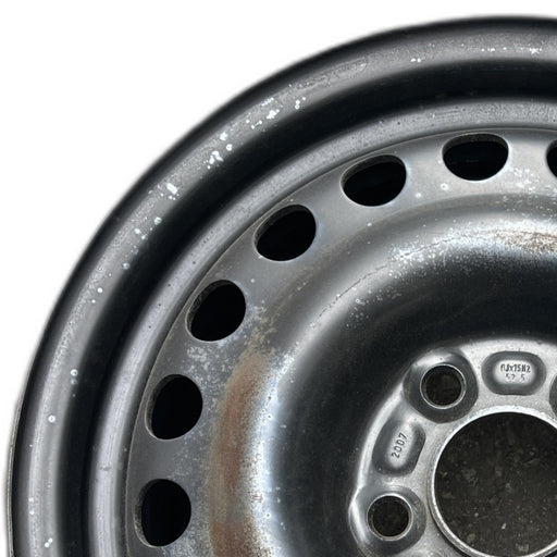 15" TRANSIT CONNECT 10-13 15x6 steel TPMS silver Original OEM Wheel Rim - Angle View