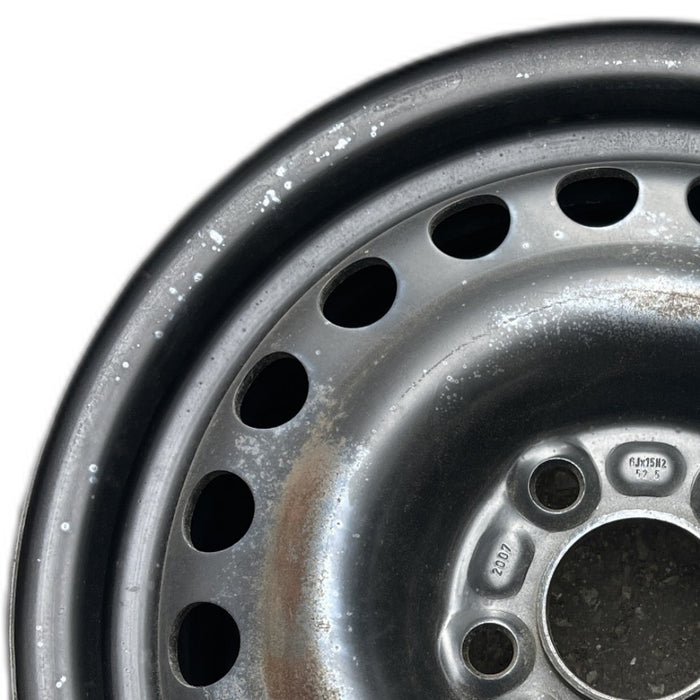 15" TRANSIT CONNECT 10-13 15x6 steel TPMS silver Original OEM Wheel Rim - Angle View