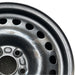15" TRANSIT CONNECT 10-13 15x6 steel TPMS silver Original OEM Wheel Rim - Side Profile