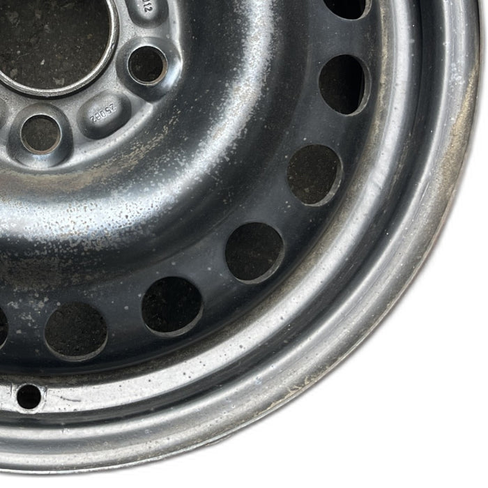 15" TRANSIT CONNECT 10-13 15x6 steel TPMS silver Original OEM Wheel Rim - Close-Up Detail