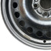 15" TRANSIT CONNECT 10-13 15x6 steel TPMS silver Original OEM Wheel Rim - Back View