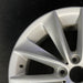 18" BMW X3 11-14 18x8 alloy 5 spoke V spoke design silver Original OEM Wheel Rim - Side Profile
