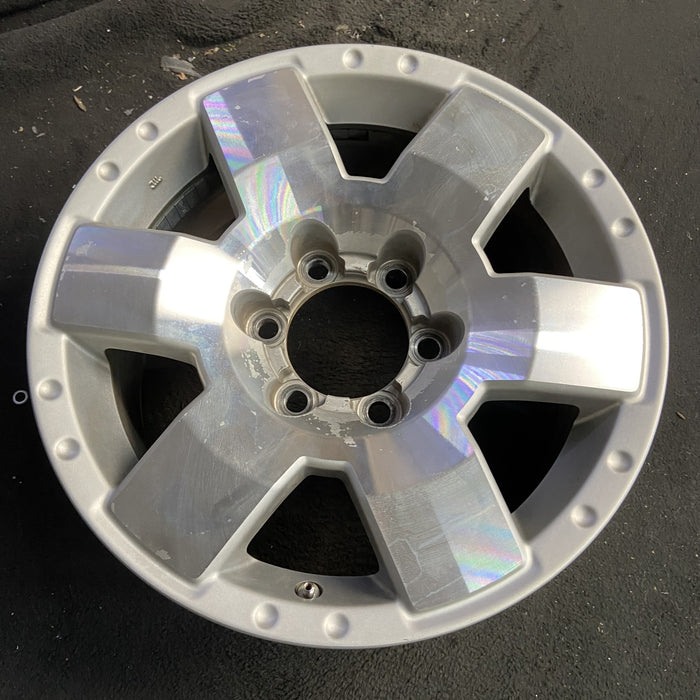 17" FJ CRUISER 07 , alloy Original OEM Wheel Rim - Side Profile