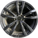 20" BMW X5 14-18 20x11 , 5 spoke, V spoke, flat spoke, black Original OEM Wheel - Front View