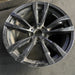 20" BMW X5 14-18 20x11 , 5 spoke, V spoke, flat spoke, black Original OEM Wheel - Side Profile