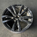 20" BMW X5 14-18 20x11 , 5 spoke, V spoke, flat spoke, black Original OEM Wheel - Close-Up Detail