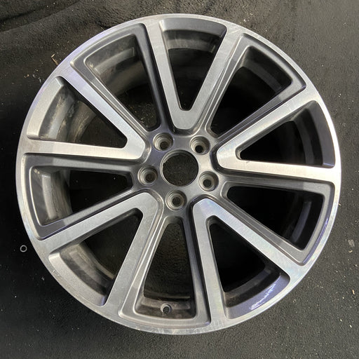 20" EXPLORER 15 20x8.5, , 10 spoke, machined face Original OEM Wheel Rim - Angle View