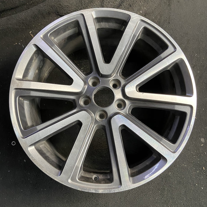 20" EXPLORER 15 20x8.5, , 10 spoke, machined face Original OEM Wheel Rim - Angle View