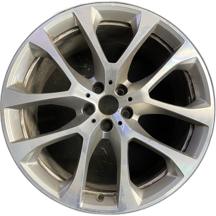 20" BMW X5 19-20 20x9, 5 spoke, Original OEM Wheel Rim - Front View