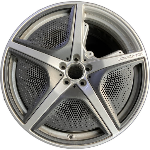 21" EQS-CLASS SUV 23 296 Type, 21x9.5, 5 spoke, w/o cladding; w/o mesh - Front View