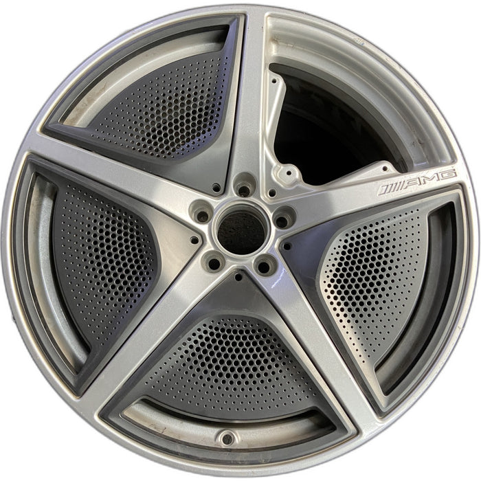 21" EQS-CLASS SUV 23 296 Type, 21x9.5, 5 spoke, w/o cladding; w/o mesh - Front View