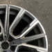 20" BMW 740i 21-22 20x10 star design dark gray orbit gray Original OEM Wheel Rim - Close-Up Detail