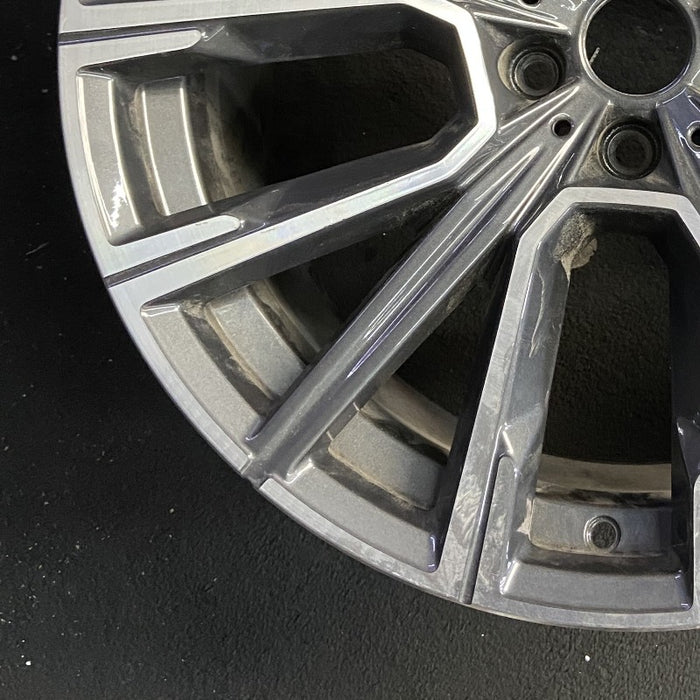 20" BMW 740i 21-22 20x10 star design dark gray orbit gray Original OEM Wheel Rim - Additional View