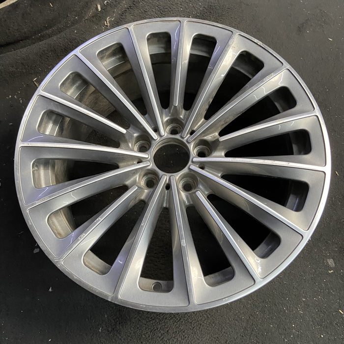 19" BMW 535i GT 10-13 19x8.5 , 15 spoke, alternating spoke Original OEM Wheel - Side Profile