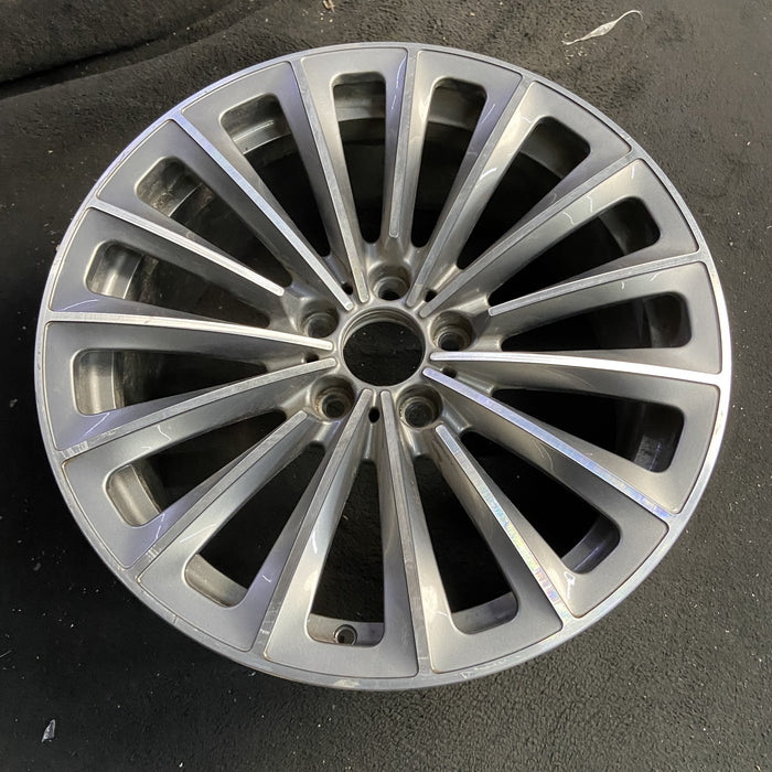 19" BMW 535i GT 10-13 19x8.5 , 15 spoke, alternating spoke Original OEM Wheel - Side Profile