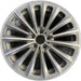 19" BMW 535i GT 10-13 19x8.5 , 15 spoke, alternating spoke Original OEM Wheel - Front View