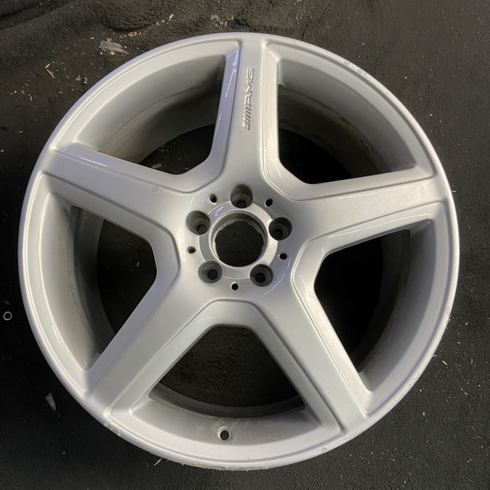 20" MERCEDES CL-CLASS 08 216 Type; CL65, 20x9.5, Original OEM Wheel Rim - Angle View