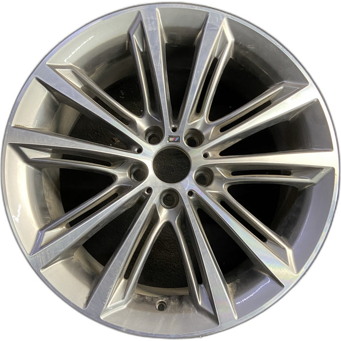 20" BMW 528i 11-16 20x8.5 , 10 spoke, split spoke, ferric gray Original OEM - Front View
