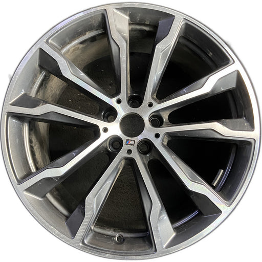20" BMW X3 18-20 20x9.5 , 5 spoke, Y spoke design Original OEM Wheel Rim - Front View