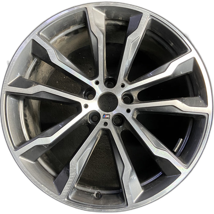 20" BMW X3 18-20 20x9.5 , 5 spoke, Y spoke design Original OEM Wheel Rim - Front View