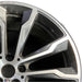 20" BMW X3 18-20 20x9.5 alloy rear 5 spoke Y spoke design Original OEM Wheel Rim - Side Profile