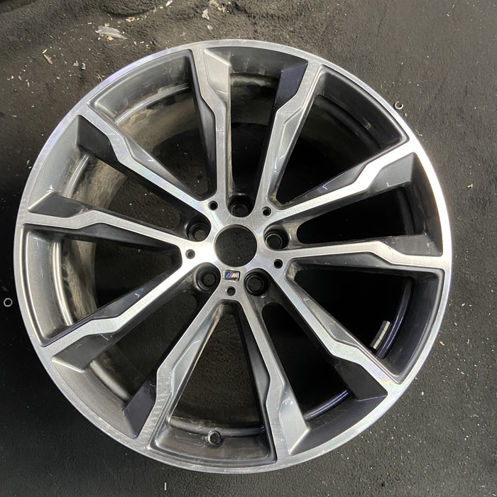 20" BMW X3 18-20 20x9.5 , 5 spoke, Y spoke design Original OEM Wheel Rim - Angle View