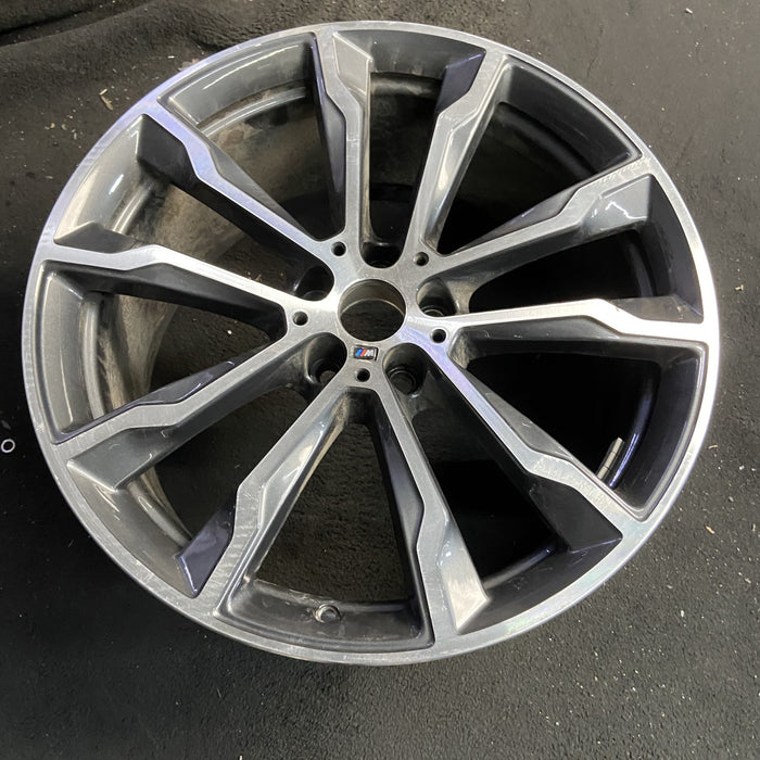 20" BMW X3 18-20 20x9.5 , 5 spoke, Y spoke design Original OEM Wheel Rim - Side Profile
