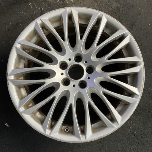 20" BMW 745i 02-05 20x9 , 12 spoke Original OEM Wheel Rim - Angle View