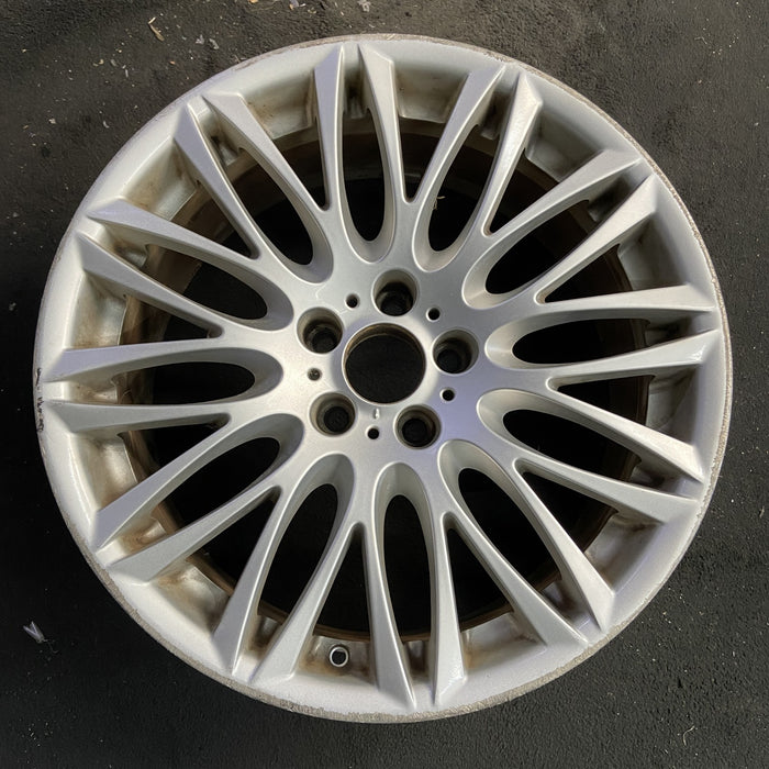 20" BMW 745i 02-05 20x9 , 12 spoke Original OEM Wheel Rim - Angle View