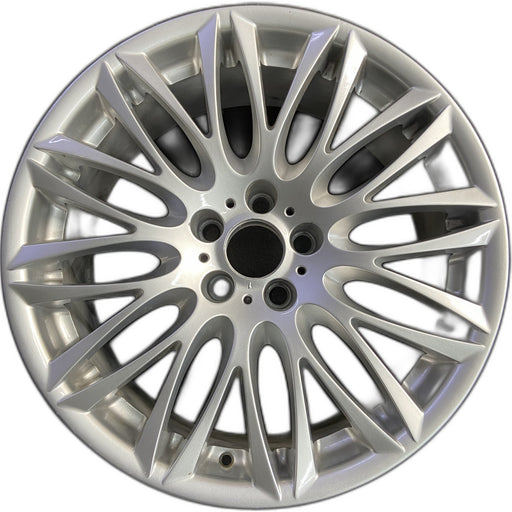 20" BMW 745i 02-05 20x9 , 12 spoke Original OEM Wheel Rim - Front View