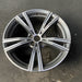 19" BMW 330e 21-24 19x8, , V spoke Original OEM Wheel Rim - Close-Up Detail