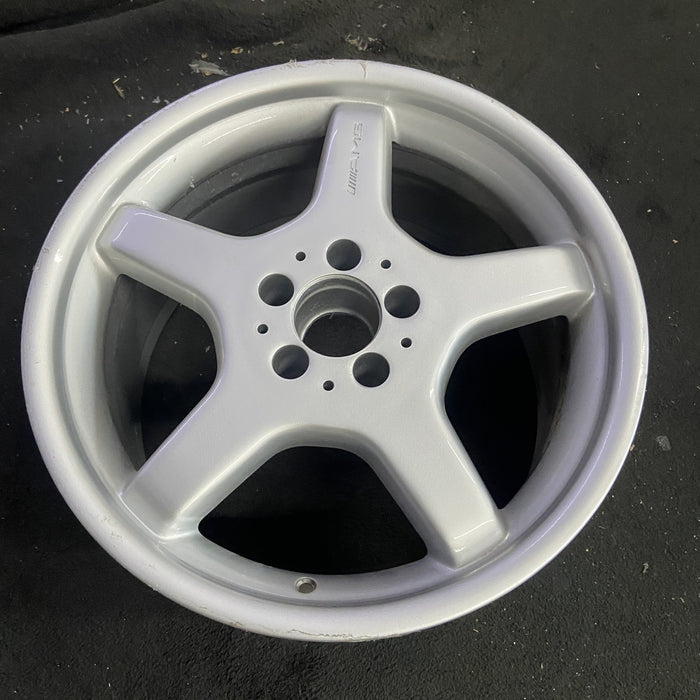 18" MERCEDES S-CLASS 03 230 Type; SL500, 18x9.5 Original OEM Wheel Rim - Side Profile