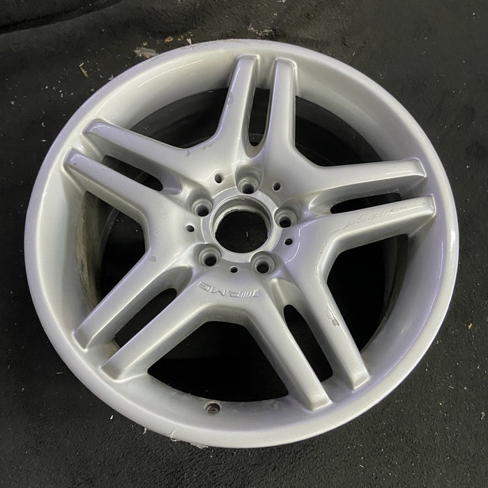 18" MERCEDES CL-CLASS 03-05 215 Type; CL55, 18x8.5 Original OEM Wheel Rim - Side Profile