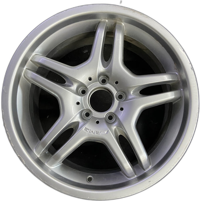 18" MERCEDES C-CLASS 06 203 Type; C55 , 18x8.5 Original OEM Wheel Rim - Front View