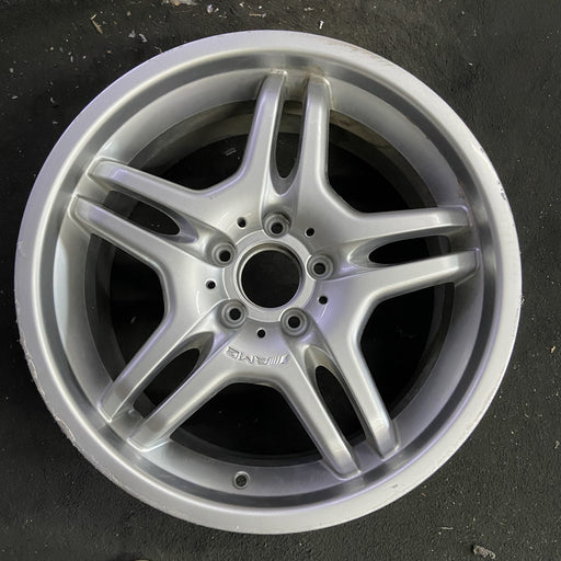 18" MERCEDES C-CLASS 06 203 Type; C55 , 18x8.5 Original OEM Wheel Rim - Angle View