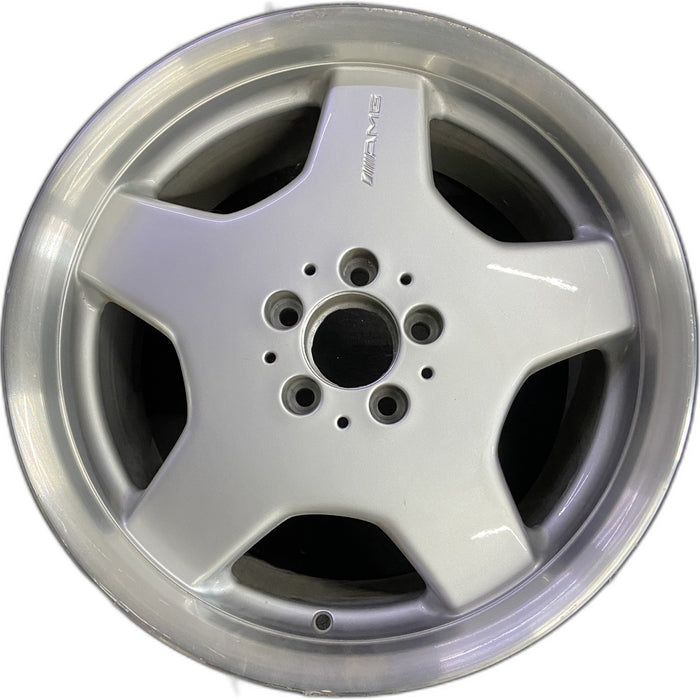 18" MERCEDES CL-CLASS 01 215 Type; CL500, 18x9.5 , 5 spoke Original OEM Wheel - Front View