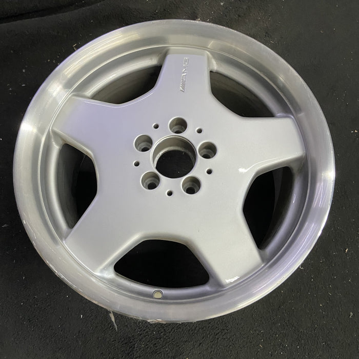18" MERCEDES CL-CLASS 01 215 Type; CL500, 18x9.5 , 5 spoke Original OEM Wheel - Side Profile