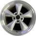 17" MUSTANG 05 17x8 cast aluminum funnel 5 spoke sparkle silver Original OEM - Front View