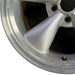 17" MUSTANG 05 17x8 cast aluminum funnel 5 spoke sparkle silver Original OEM - Back View